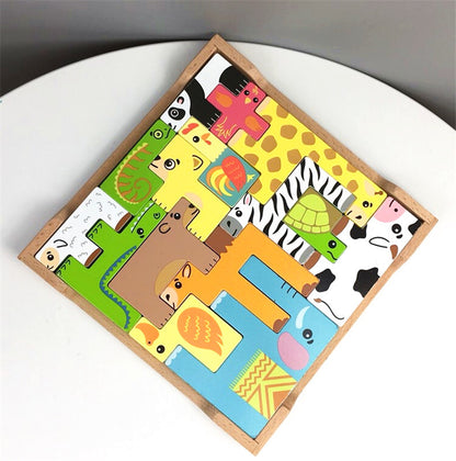 Animal Block Matching Puzzle